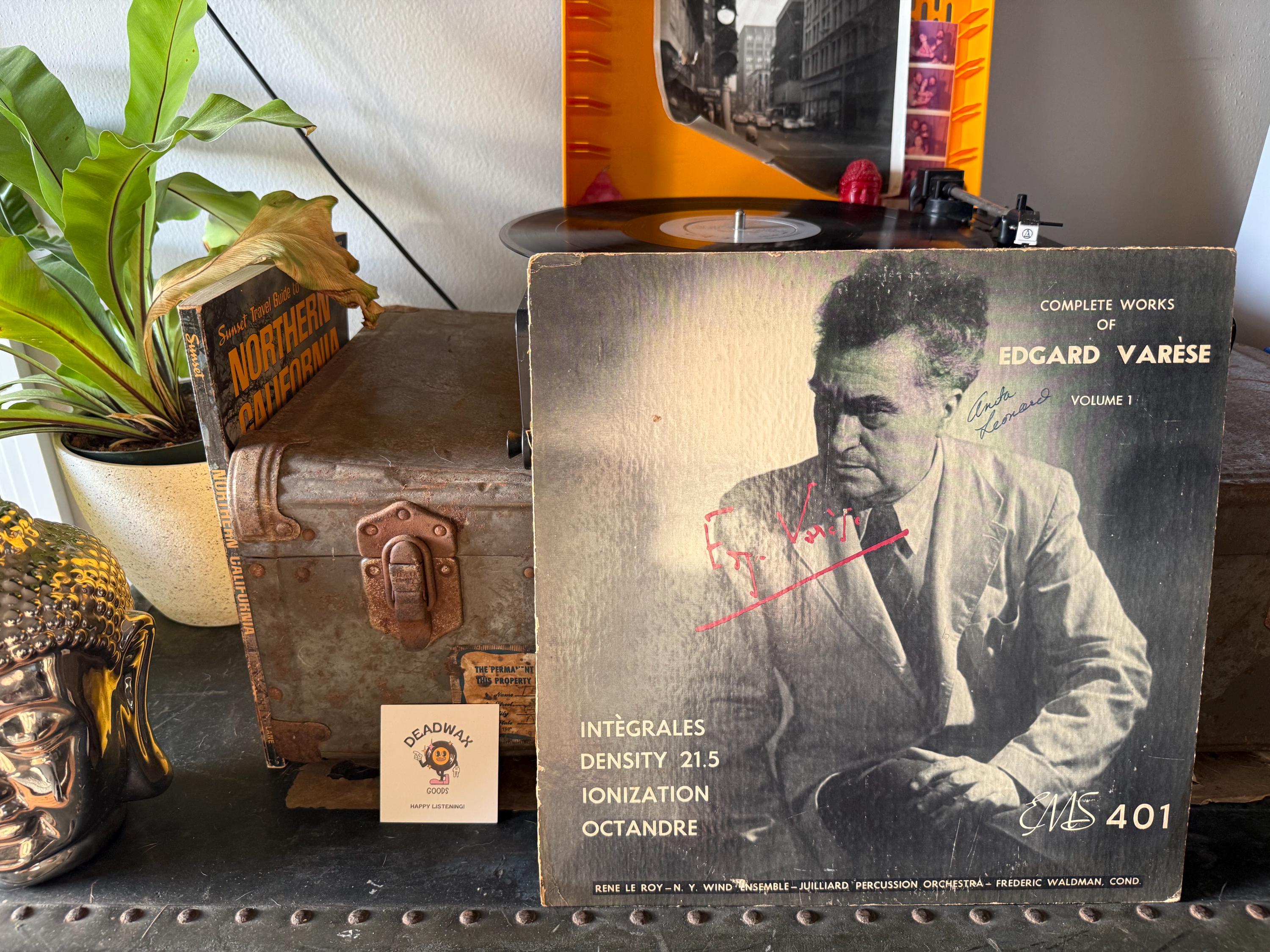 Vintage 1951 Complete Works of Edgar Varese Volume 1 Vinyl Record 