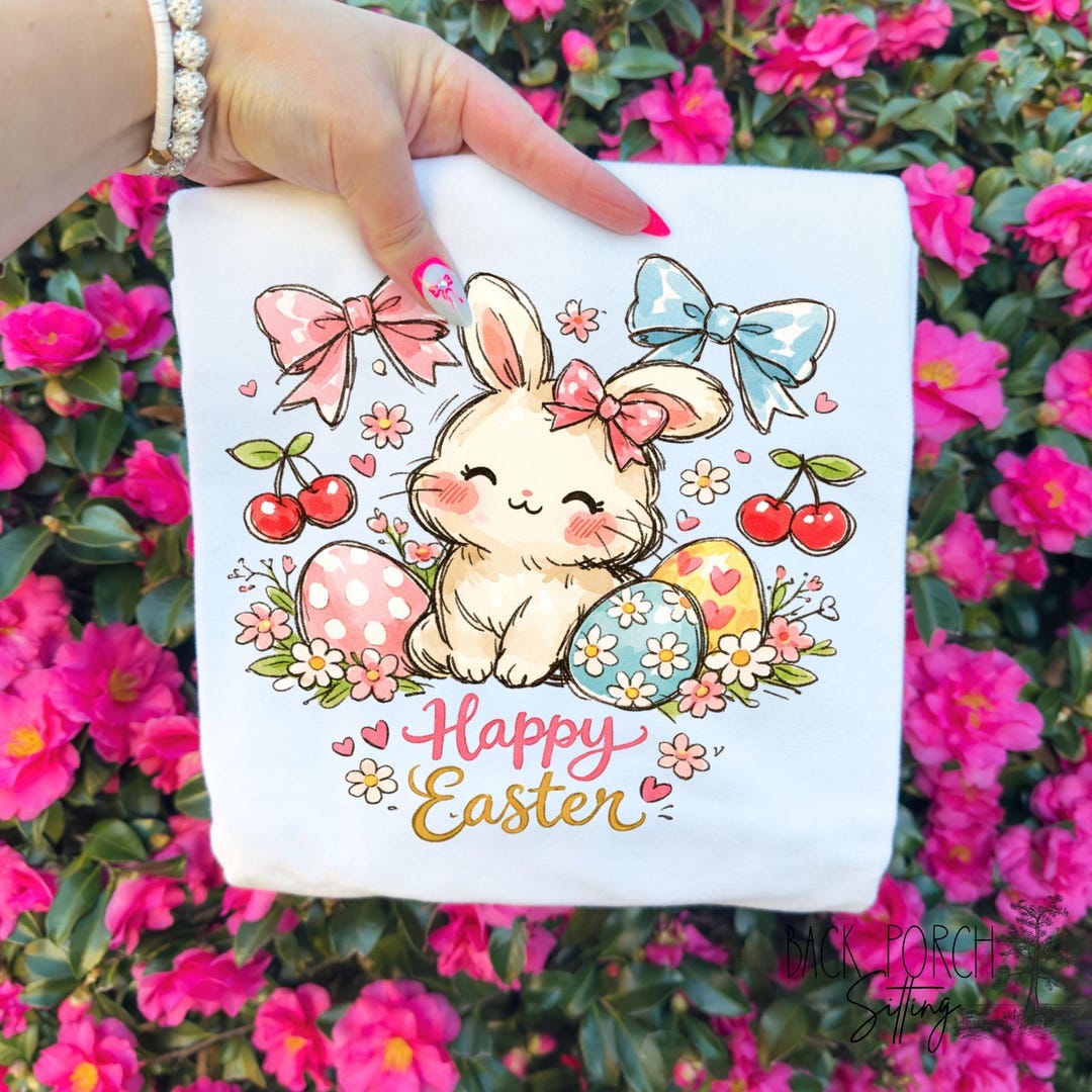 Happy Easter | Bunny PNG | Happy Easter Sublimation Design | Easter ...