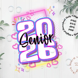 Diseño SVG para estudiantes de último año de secundaria/Diseño de sublimación SVG/Diseño de graduación 2026/Regalo de graduación/Diseño de graduación universitaria/SVG universitario/Arcoíris
