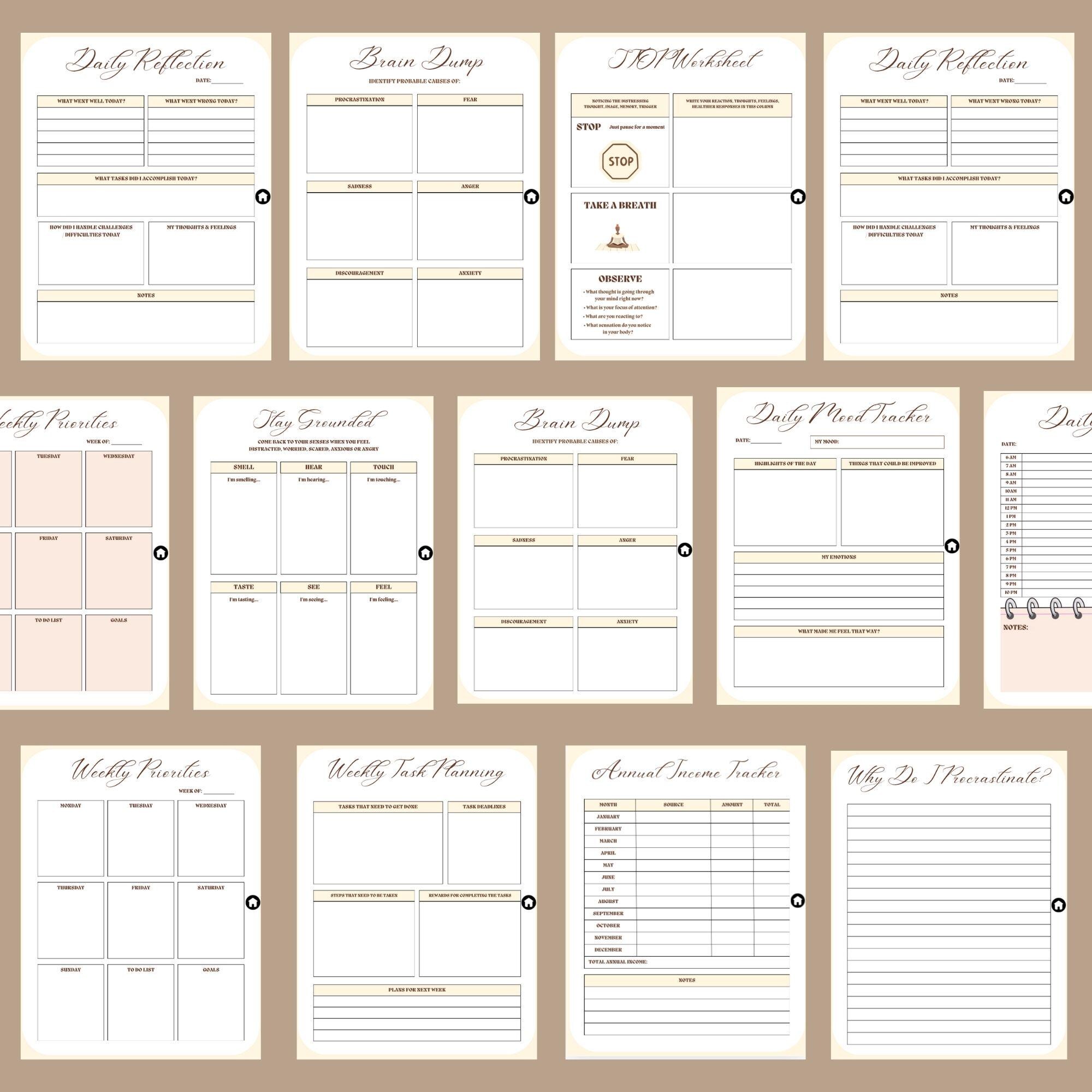 ADHD Digital Planner | Undated iPad & Android Planner for Focus, Time ...