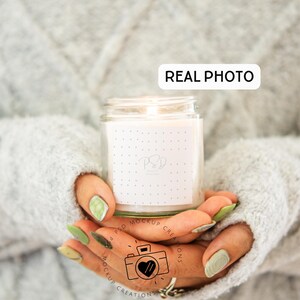 4oz White Candle Mockup 4oz Candle Mockup Printify 4oz White Candle Mock Up PSD Smart Object JPG PNG Real Photo