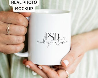 Mug Mockup PSD Ceramic Mug Mock Up Photopea Coffee Mug mockup Photoshop Smart Object