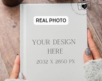 Real Photo Journal Mockup Printify Hardcover Journal Mockup Mock up PSD Photopea Drag and Drop Mock Up Digital
