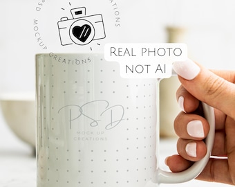 11oz White Mug Mockup Printify Mug PSD Ceramic Mug Mock Up Photopea Coffee Mug mockup Photoshop Smart Object