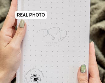 Hardcover Journal Mockup Printify Hardcover Journal Mockup Real Photo Mockup PSD Photopea Smart Mock Up Digital