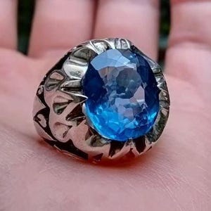 18カラットの希少ピンクトパーズ925スターリングシルバーハンドメイド