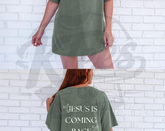 kingdom Work, Jesus is Coming Back, Png, DIGITAL FILE ONLY, Christian design