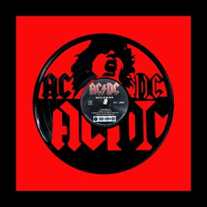 ACDC Transform Reused Vinyl Records Into Stunning Art - Etsy