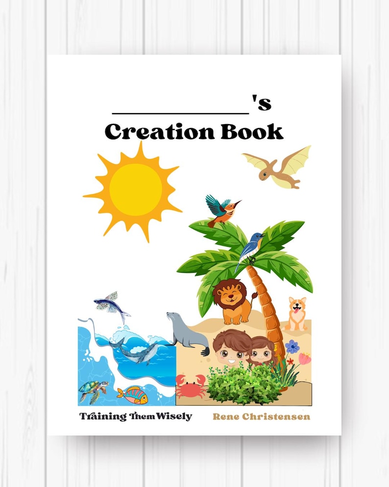 Creation Activity Booklet - Etsy