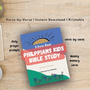 Philippians Kids Bible Study