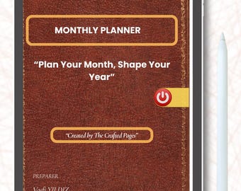 2025 Monthly Planner: Printable Calendar with Goal Setting (PDF)