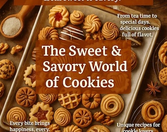 The Sweet & Savory World of Cookies – 50+ Recipes (PDF Ebook)