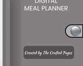 Digital Meal Planner: Weekly & Monthly Recipe Organizer (PDF)