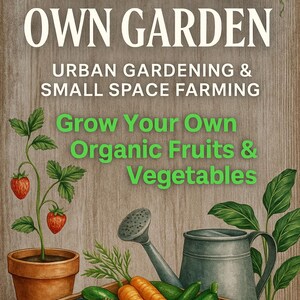 Créez votre propre jardin – Jardinage urbain et agriculture dans de petits espaces – Fruits Légumes biologiques | Livre électronique au format PDF