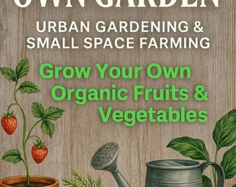 Crea tu propio jardín: jardinería urbana y cultivo en espacios reducidos: frutas y verduras orgánicas / Libro electrónico en PDF