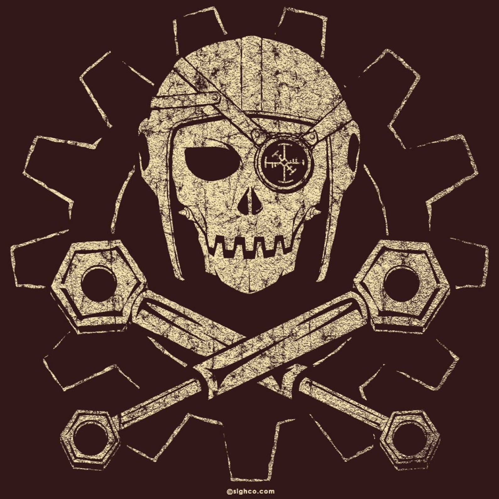 эмблема слесаря. череп с ключами. знамя механиков. эмблема автосервиса. скелет механик.