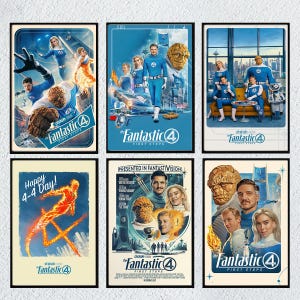 FANTASTIC FOUR ポスター 50x70 cm 4枚セット FANTASTIC FOUR ポスター 50x70 cm 4枚セット