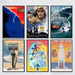 Point Break Movie Poster Wall Art Room Decor Film Poster Wall Decor Limited Edition Collectible Personalised Poster Gift