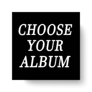 Choose Your Album Personalized Music Album Cover Music Poster Square Canvas Print Art Poster Wall Decor Any Photos to Canvas