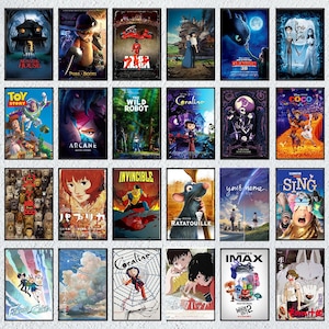 Custom Anime Film, Cartoon Film Poster, Japanischer Film, Wanddekoration, Leinwanddruck, Geburtstagsgeschenke für Kinder Kinder