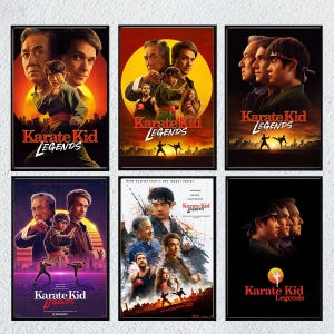 Karate Kid Legends 2025 Movie Poster Wall Art Room Decor Film Poster Wall Decor Limited Edition Collectible Personalised Poster Gift