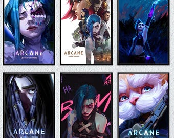 Arcane 2024 Poster, Film Poster, Wall Art Decor, Home Decor, Canvas Prints, Personalized Gifts, 2024 Movie Poster
