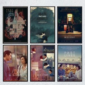 Past Lives Movie Poster Wall Art Room Decor Film Poster Wall Decor Limited Edition Collectible Personalised Poster Gift