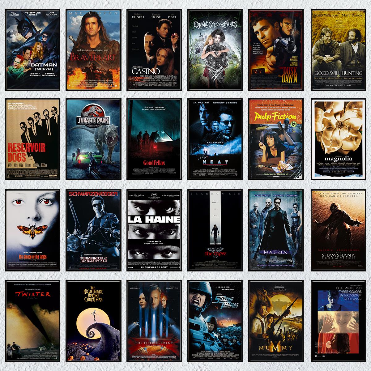 120PCS 70s 80s 90s Movie, Digital Download Film Poster