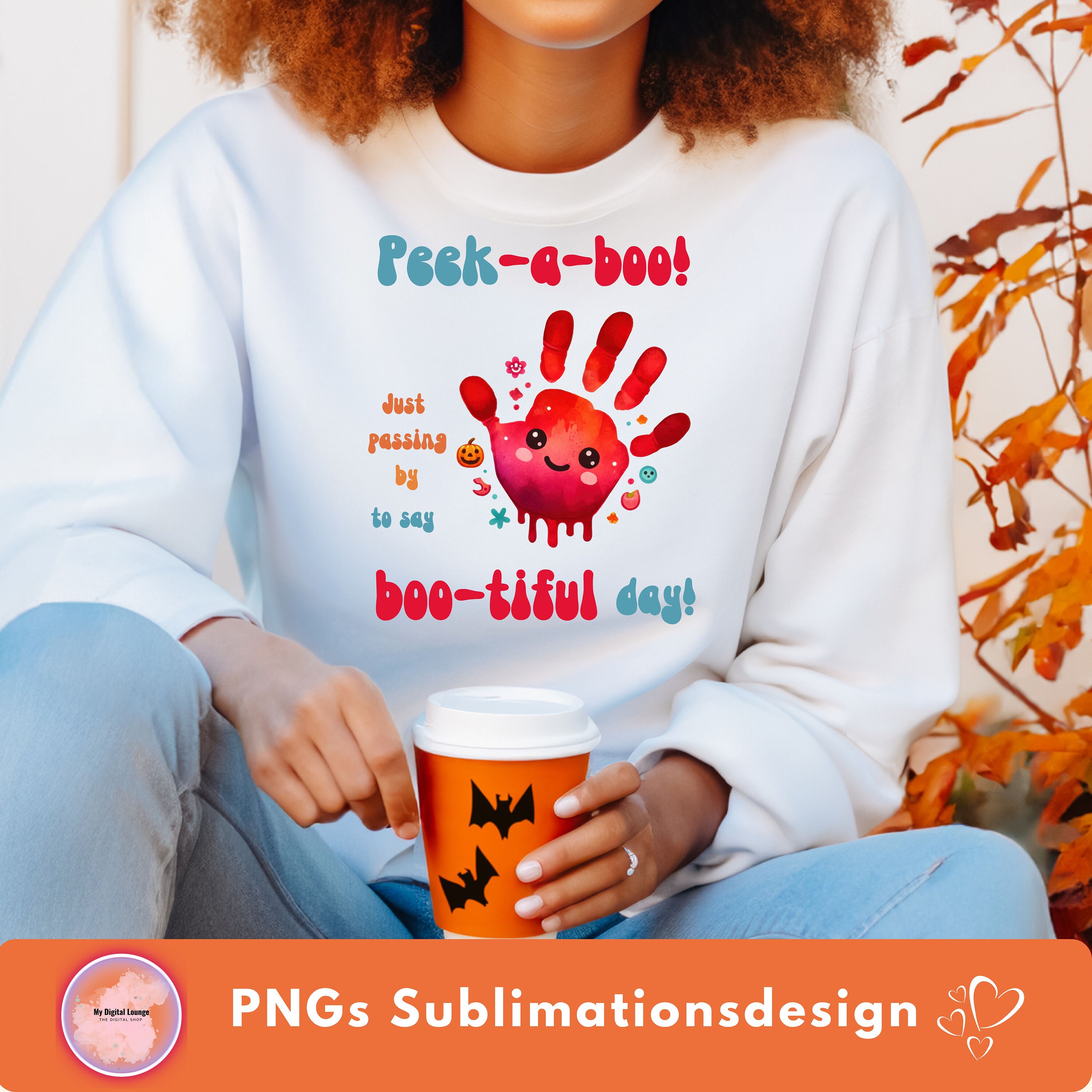 Peek-a-boo Png, Bloody Hand With Boo-tiful Day Png, Halloween ...