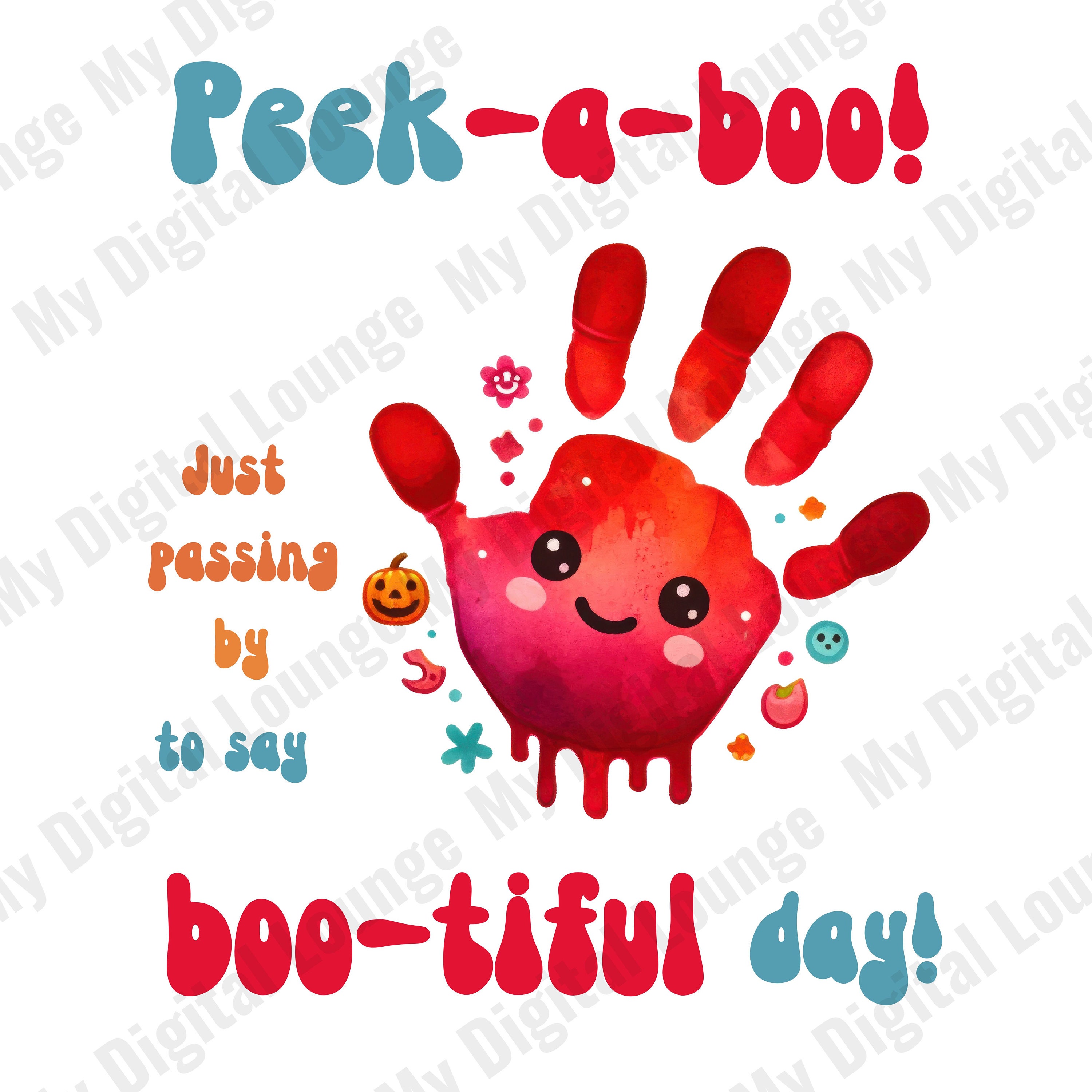 Peek-a-boo Png, Bloody Hand With Boo-tiful Day Png, Halloween ...