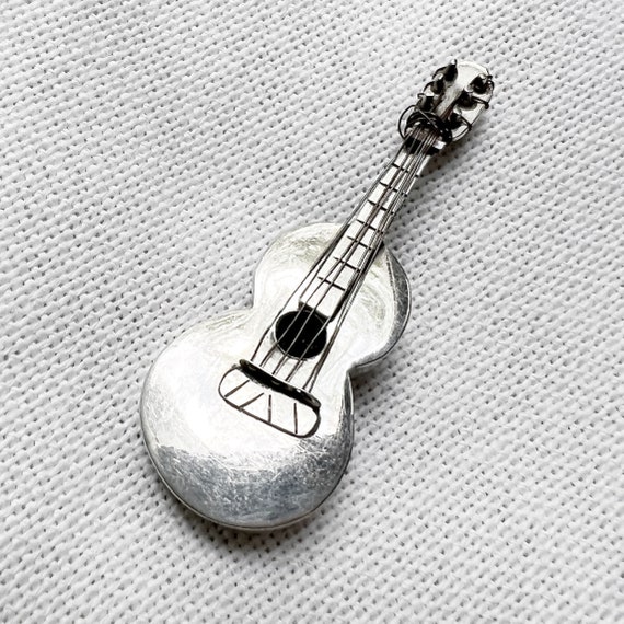 1970s Vintage TAXCO Mexico Guitar Sterling Silver 