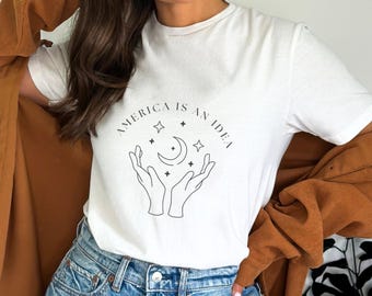America Is An Idea Shirt: Patriotic Election 2024 Tee
