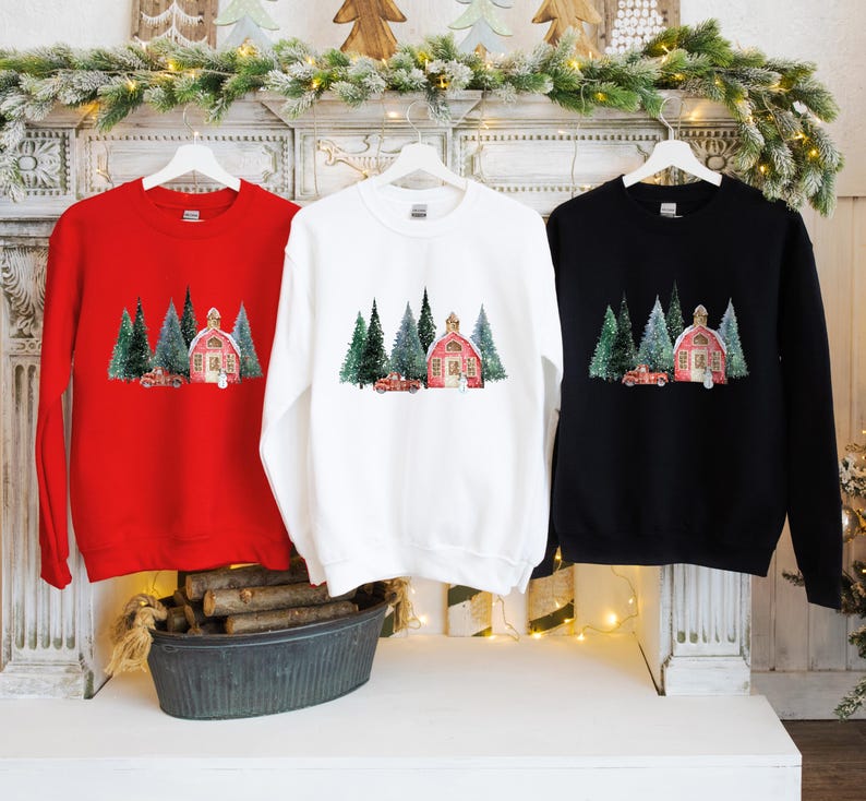 Julsnögubbetröja, jultröja, snögubbeskjorta, julklappar, julkragetröja, julskjortor för kvinnor bild 2