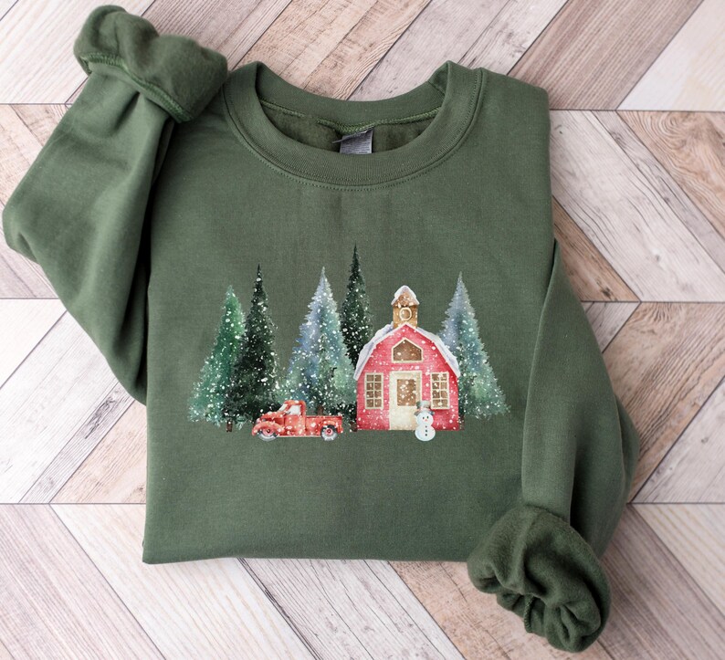 Julsnögubbetröja, jultröja, snögubbeskjorta, julklappar, julkragetröja, julskjortor för kvinnor bild 3