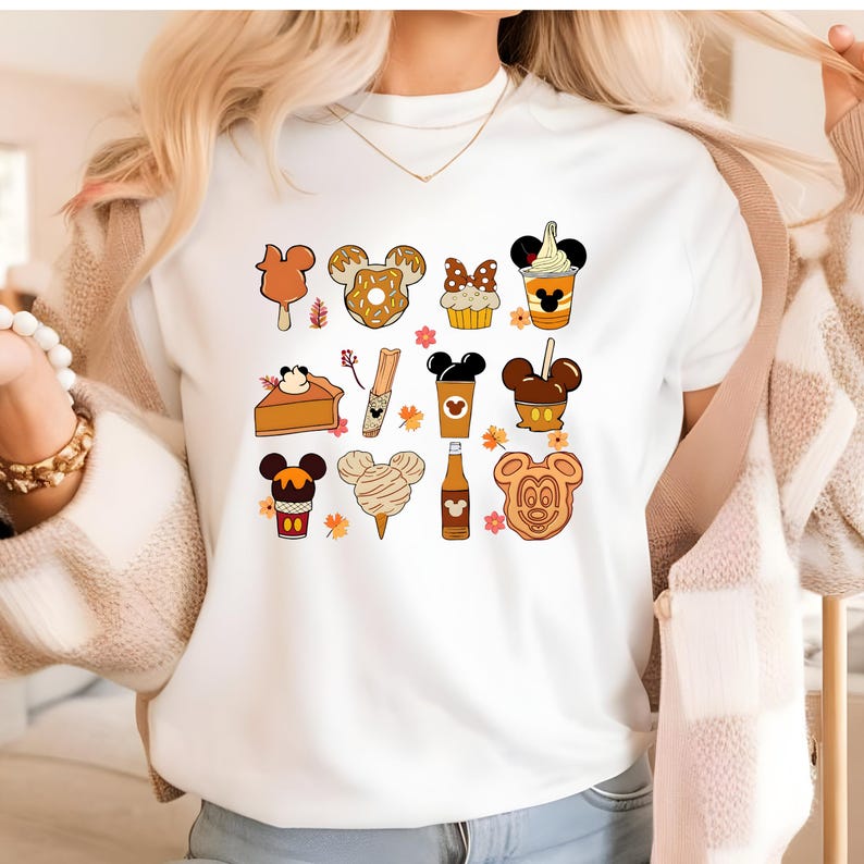 Disney Crew Happy Thanksgiving Treats Dtf Transfer, Mickey Duck Daisy