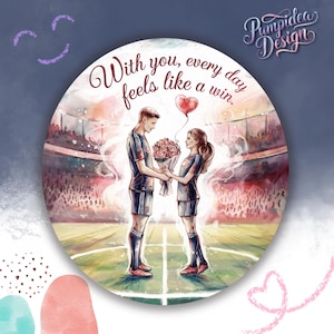 水彩サッカー クリップアート、バレンタインデー、すべての試合は愛から始まる、クリップアート png、サッカーのラブストーリー、愛とサッカー、愛のサッカー