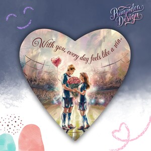 水彩サッカー クリップアート、バレンタインデー、すべての試合は愛から始まる、クリップアート png、サッカーのラブストーリー、愛とサッカー、愛のサッカー