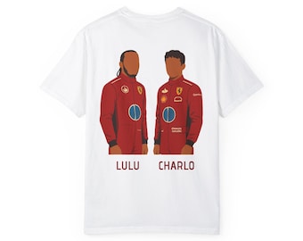 Ferrari T-shirt | Charles Leclerc gift for him gift for her | Lewis Hamilton Fan Merch | Scuderia Ferrari | Formula 1 | F1