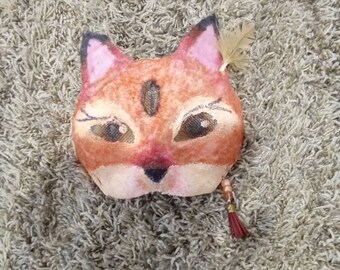 máscara de zorro rojo