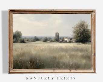 Countryside Meadow Digital Download Print