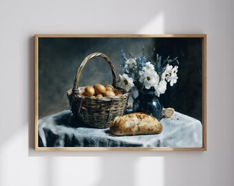 フランスの陶板画 「テ—ブルの風景」静物画 サイン入り il_340x270.6938486434_8stq.jpg