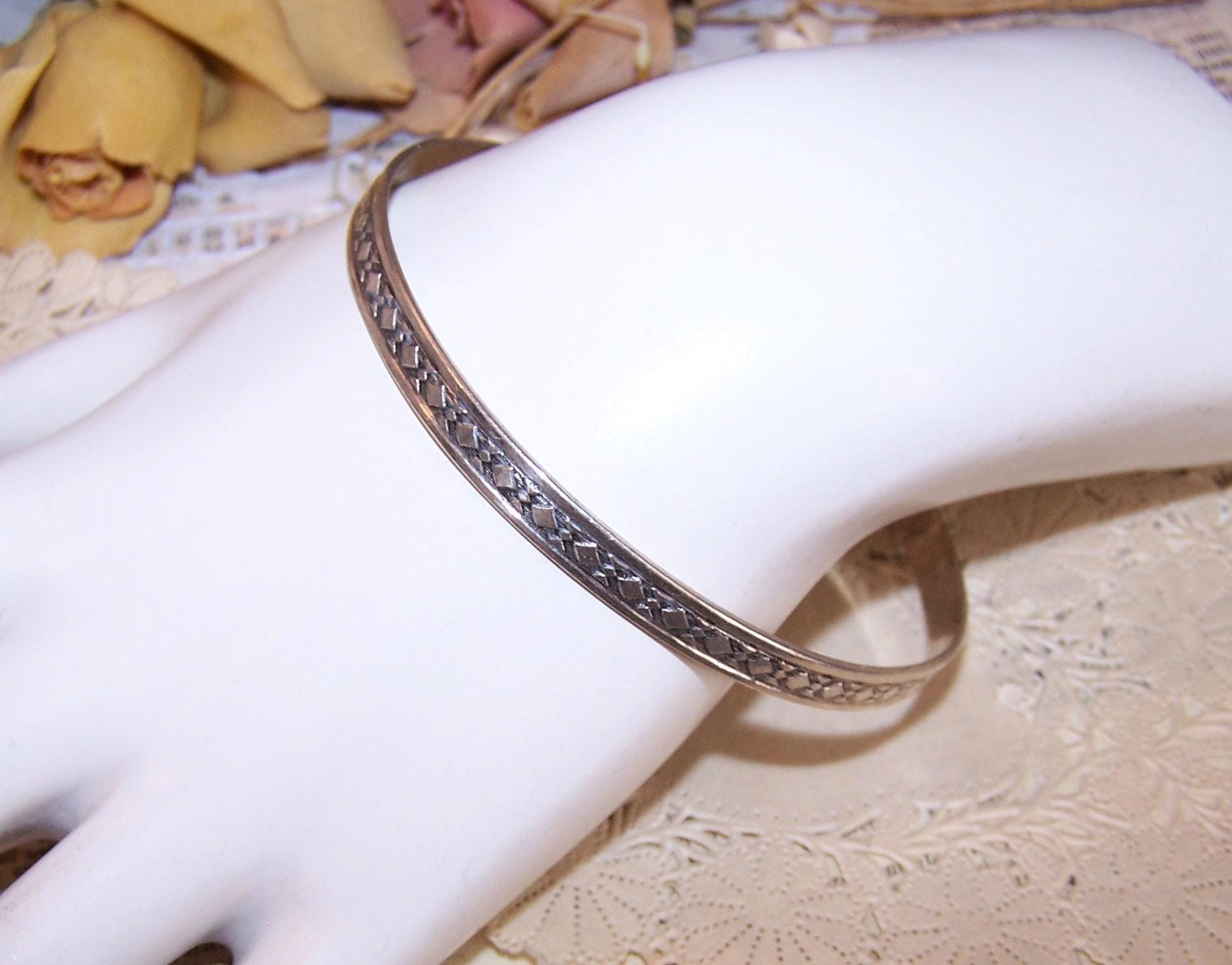 超希少　ヴィンテージ　シルバー　925 ブレスレット　デーンクラフト　ユーロ Danecraft Bracelet - Etsy