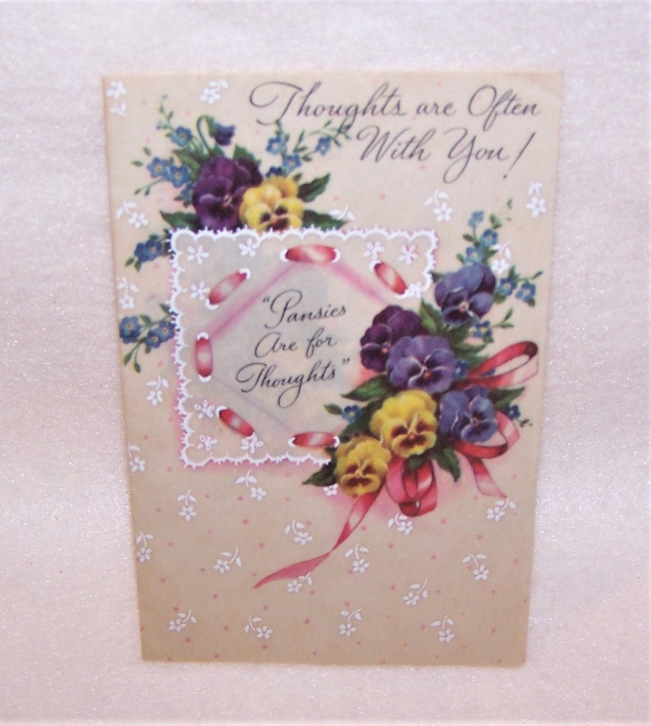 Vintage Made in USA Rust Craft Unused Greeting Card with Etsy