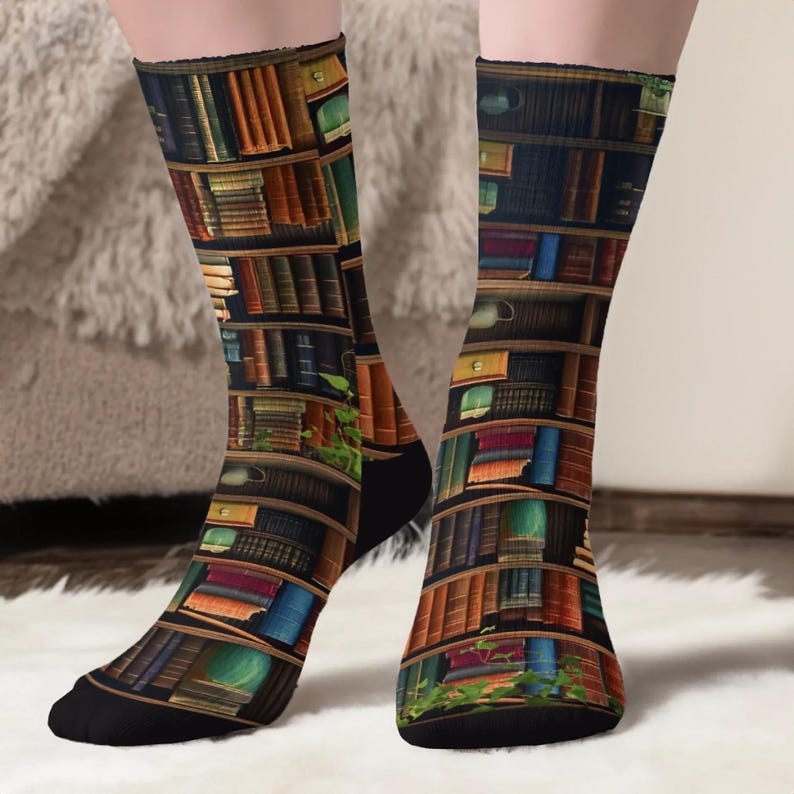 Custom Crew Socks - Personalized Bookish Gifts for Book Lovers ...