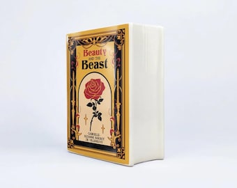 Beauty and the Beast Ceramic Book Vase - Home Decor Gifts for Book Lovers and Readers, Bookish Gifts for Special Occasions, Gift 2025