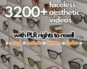Viral Faceless Videos Marketing Aesthetic Faceless DFY Stock Video Content PLR MRR Instagram Tiktok Youtube Shorts Stock Video Done For You