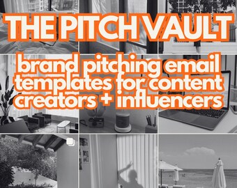 Done For You-e-mails met merkpitch Influencer UGC-merkdeal E-mailpitchingsjablonen Handleiding voor contentmakers Pitching voor merken e-mailconcepten