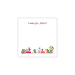 Personalized Lunch Box Notes Notepad - Back to School Lunch Box Love Notes - Notes from Mom Notepad - Classroom Notepad for Kids