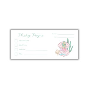 Printed Money Envelopes - Personalized School Stationery for Kids - Custom Envelopes for School - Back to School Supplies - Custom Envelopes