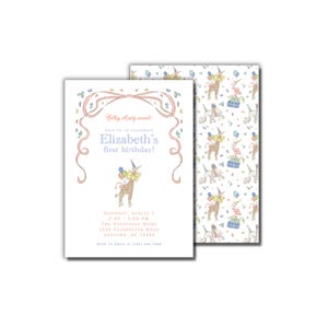 Party Animals Birthday Party Invitation - Kids Birthday Party - Party Animals Birthday Invitation - Gender Neutral Kids Party Invite